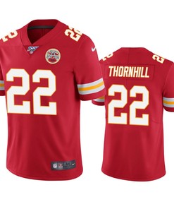 Kansas City Chiefs Juan Thornhill Red 100th Season Vapor Limited Jersey - Robokeg