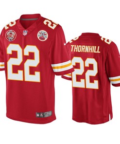 Kansas City Chiefs Juan Thornhill Red 60th Anniversary Game Jersey - Robokeg