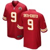 Kansas City Chiefs Juju Smith-schuster 9 Nfl Red Team Game Jersey Gift For Chiefs Fans - Robokeg