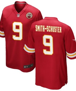 Kansas City Chiefs Juju Smith-schuster 9 Nfl Red Team Game Jersey Gift For Chiefs Fans - Robokeg