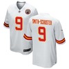 Kansas City Chiefs Juju Smith-schuster 9 Nfl White Game Jersey Gift For Chiefs Fans - Robokeg