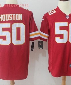 Kansas City Chiefs Justin Houston #50 Nfl Red Jersey Jersey - Robokeg