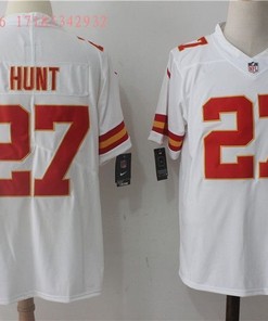 Kansas City Chiefs Kareem Hunt #27 2020 Nfl White Jersey Jersey - Robokeg