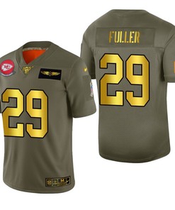Kansas City Chiefs Kendall Fuller 2019 Salute To Service Nfl 100 Mens Jersey Metallic - Robokeg