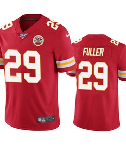 Kansas City Chiefs Kendall Fuller Red 100th Season Vapor Limited Jersey - Robokeg