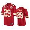 Kansas City Chiefs Kendall Fuller Red 60th Anniversary Game Jersey - Robokeg