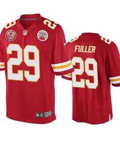 Kansas City Chiefs Kendall Fuller Red 60th Anniversary Game Jersey - Robokeg