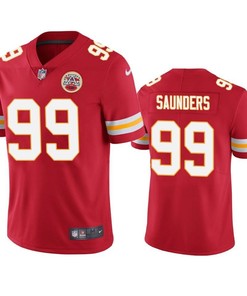 Kansas City Chiefs Khalen Saunders 2019 Nfl Draft Red Vapor Limited Jersey - Robokeg