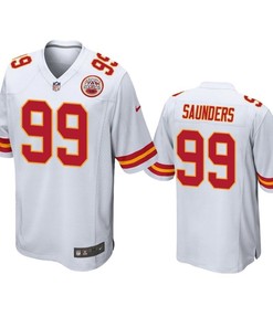 Kansas City Chiefs Khalen Saunders 2019 Nfl Draft White Game Jersey - Robokeg