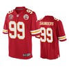 Kansas City Chiefs Khalen Saunders Red 60th Anniversary Game Jersey - Robokeg