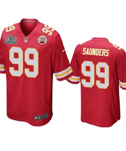 Kansas City Chiefs Khalen Saunders Red Super Bowl Liv Game Jersey - Robokeg