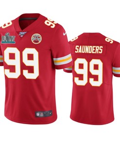 Kansas City Chiefs Khalen Saunders Red Super Bowl Liv Vapor Limited Jersey - Robokeg