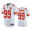 Kansas City Chiefs Khalen Saunders White 60th Anniversary Vapor Limited Jersey - Robokeg