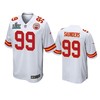 Kansas City Chiefs Khalen Saunders White Super Bowl Liv Game Jersey - Robokeg