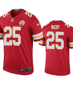 Kansas City Chiefs Lesean Mccoy Red Color Rush Legend Jersey - Robokeg