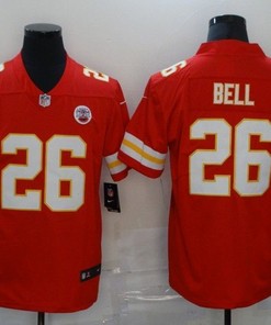 Kansas City Chiefs Leveon Bell #26 Nfl Red Jersey Jersey - Robokeg