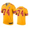 Kansas City Chiefs Martinas Rankin Gold Inverted Legend Jersey - Robokeg