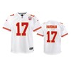 Kansas City Chiefs Mecole Hardman 2019 Nfl Draft White Game Youth Jersey - Robokeg