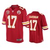 Kansas City Chiefs Mecole Hardman Red 60th Anniversary Game Jersey - Robokeg