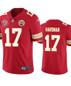 Kansas City Chiefs Mecole Hardman Red 60th Anniversary Vapor Limited Jersey - Robokeg