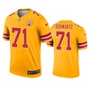 Kansas City Chiefs Mitchell Schwartz Gold Inverted Legend Jersey - Robokeg