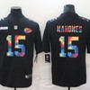 Kansas City Chiefs Patrick Mahomes #15 Nfl 2020 Black Jersey - Robokeg