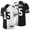 Kansas City Chiefs Patrick Mahomes #15 Nfl 2020 Black Nad White Jersey - Robokeg