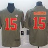 Kansas City Chiefs Patrick Mahomes #15 Nfl 2020 Dark Grey Jersey - Robokeg