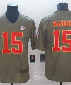 Kansas City Chiefs Patrick Mahomes #15 Nfl 2020 Dark Grey Jersey - Robokeg