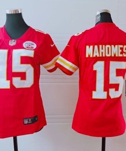 Kansas City Chiefs Patrick Mahomes #15 Nfl 2020 Pink Womens Jersey - Robokeg