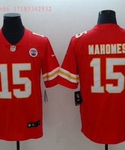 Kansas City Chiefs Patrick Mahomes #15 Nfl Red Jersey Jersey - Robokeg