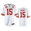 Kansas City Chiefs Patrick Mahomes White 60th Anniversary Game Jersey - Robokeg