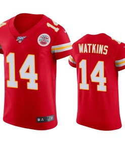 Kansas City Chiefs Sammy Watkins Red 100th Season Vapor Elite Jersey - Robokeg