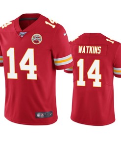 Kansas City Chiefs Sammy Watkins Red 100th Season Vapor Limited Jersey - Robokeg