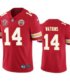 Kansas City Chiefs Sammy Watkins Red 60th Anniversary Vapor Limited Jersey - Robokeg
