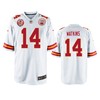 Kansas City Chiefs Sammy Watkins White 60th Anniversary Game Jersey - Robokeg
