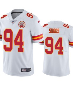 Kansas City Chiefs Terrell Suggs White Vapor Limited Jersey - Robokeg