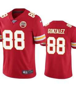 Kansas City Chiefs Tony Gonzalez Red 100th Season Vapor Limited Jersey - Robokeg