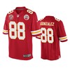 Kansas City Chiefs Tony Gonzalez Red 60th Anniversary Game Jersey - Robokeg