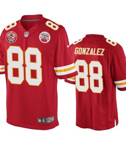 Kansas City Chiefs Tony Gonzalez Red 60th Anniversary Game Jersey - Robokeg