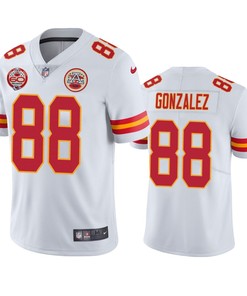 Kansas City Chiefs Tony Gonzalez White 60th Anniversary Vapor Limited Jersey - Robokeg