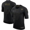 Kansas City Chiefs Travis Kelce #87 Nfl 2020 Black Jersey - Robokeg