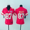 Kansas City Chiefs Travis Kelce #87 Nfl 2020 Pink Womens Jersey - Robokeg