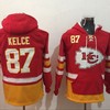 Kansas City Chiefs Travis Kelce #87 Nfl 2020 Red Hoodie Jersey - Robokeg