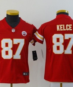 Kansas City Chiefs Travis Kelce #87 Nfl 2020 Red Jersey - Robokeg