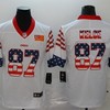 Kansas City Chiefs Travis Kelce #87 Nfl 2020 Us Flag White Jersey - Robokeg