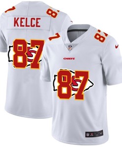 Kansas City Chiefs Travis Kelce #87 Nfl 2020 White Jersey - Robokeg