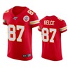 Kansas City Chiefs Travis Kelce Red 100th Season Vapor Elite Jersey - Robokeg