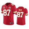 Kansas City Chiefs Travis Kelce Red 60th Anniversary Vapor Limited Jersey - Robokeg