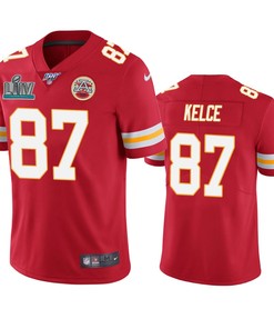 Kansas City Chiefs Travis Kelce Red Super Bowl Liv Vapor Limited Jersey - Robokeg
